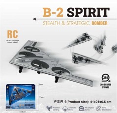 Р/К Самолет встроенный аккумулятор, пульт управления 2.4 GHz, подсветка, USB Type-C кабель, поворот на 360°, в кор. /12/