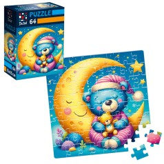 Пазлы De.tail. Сонное медвежонок. 64 детали DT1234-05
