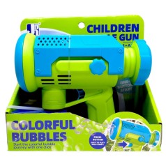 Мыльные пузырьки пистолет, короб. (ЗЕЛЕНЫЙ)