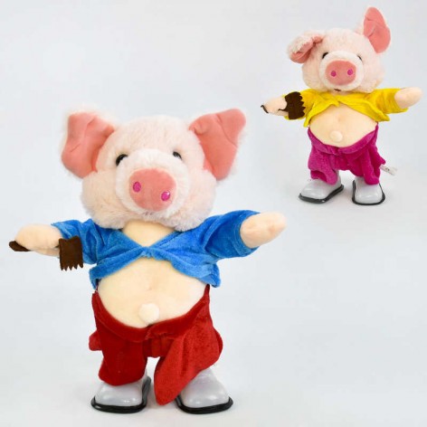 Музыкальная игрушка Свинка 30 см 25*15*30 см