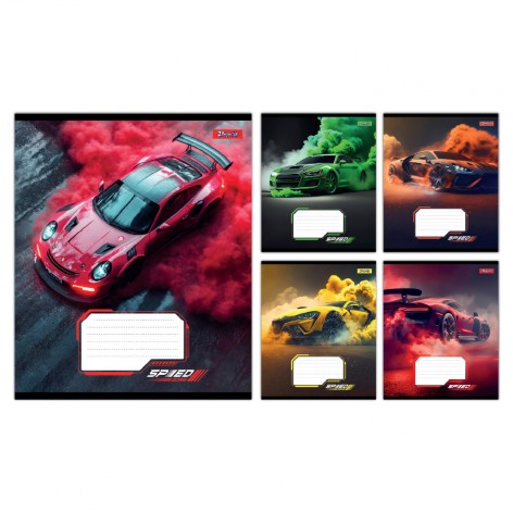 А5/48 лін. 1В Speed, зошит учнівський загальний, ціна за 10 шт. //