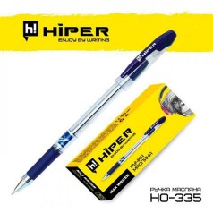 Ручка масляна Hiper Max Writer HO-335 2500м 0,7мм (фіолетова) 10 шт. в уп.