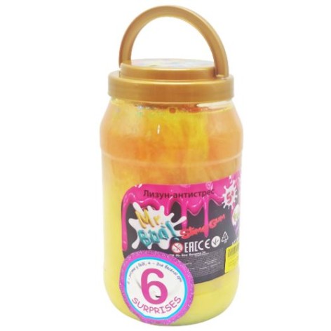 Слайм Mr.Boo: Радуга, 3 литра желтый