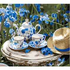 Картина по номерам "Утренний чай" 40х50 см