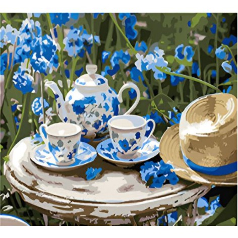 Картина по номерам "Утренний чай" 40х50 см