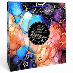 Пакет паперовий подарунковий (35х37х12 см)