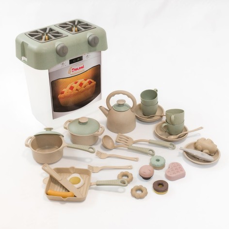 Кухня іграшкова з посудом Doloni (01480/01eco)