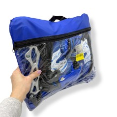Ролики колеса PVC розмір L (38-41) в сумці (СИНІ)
