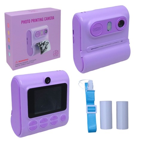 Фотоаппарат-термопринтер фиолетовый