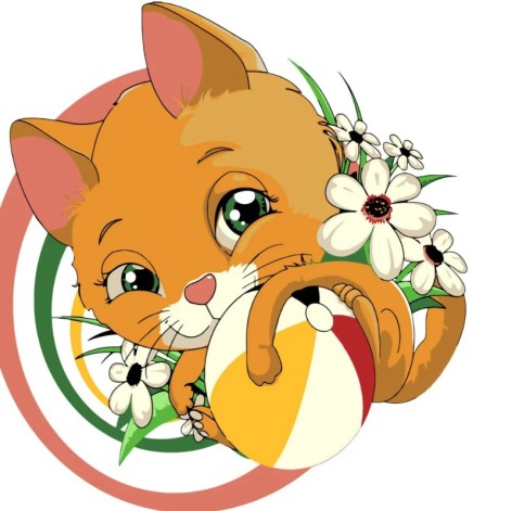 Картина по номерам Мячик в кавычках Strateg с лаком размером 30х30 см (ES067)