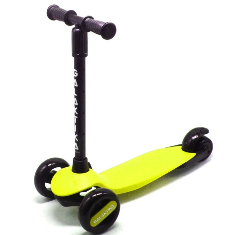 Самокат триколісний, жовтий