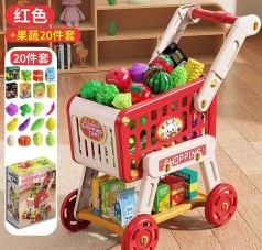 Візок з продуктами 21 елемент, овочі, фрукти, коробочки з крупами, в кор. /24/