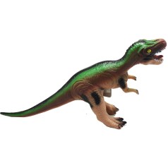 Динозавр гумовий коричневий