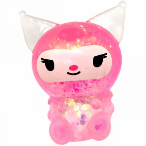 Антистрес жуйка-тягучка "Аніме Санріо Куромі/Kuromi" (рожевий)