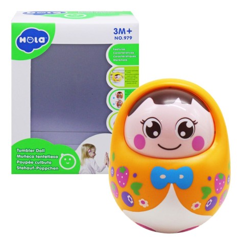 Неваляшка с колокольчком 