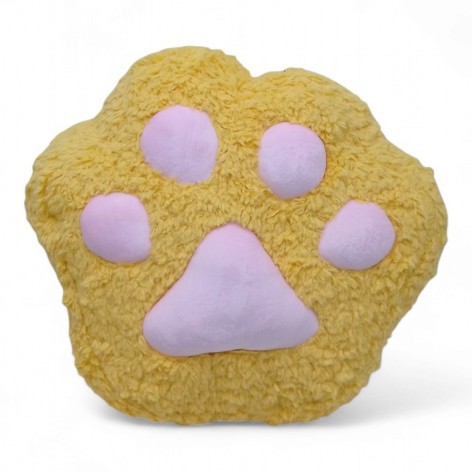 М'яка іграшка-подушка Лапка, 30 х 30 см (гірчиця)