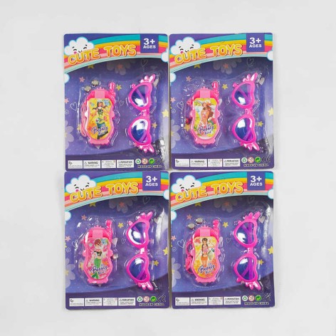 Телефон 2 види, звук, підсвічування, окуляри, на листі 