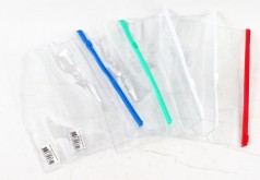 УЦІНКА 30% Папка-конверт А5, пласт. блискавка, асорті по 6шт в упак.* //