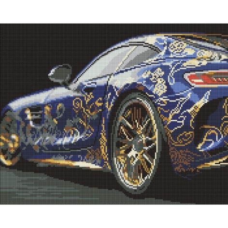 Алмазная мозаика "Изысканная машина" 40х50 см