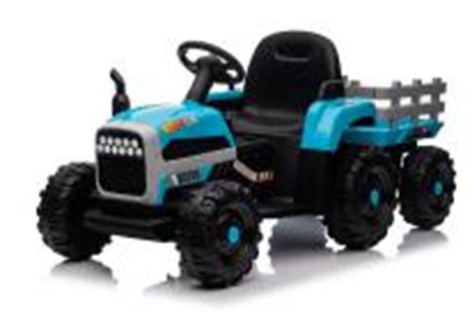 Трактор M 5733EBLR-4 (1шт) 2,4G(р/к), з причепом, 1акум12V7AH, 2мот30W, муз,світло,bluetooth,MP3,USB,колесаEVA, шкіра, синій