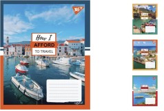 Набір зошитів учнівських Yes "Travel" лінія, 96 аркушів, 5 зошитів 766131