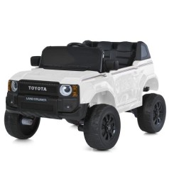 Машина на пульту Джип 2155EBLR-1(24V) (1шт) р/к 2,4G, 2*25W/2*35W , 1*24V5AH, EVA, шкіра, білий