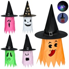 Капелюх для Хелловін світло мікс видів (38-38-в38см)