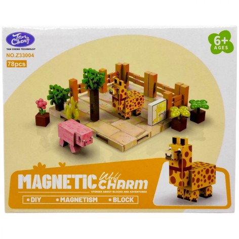 Магнитный конструктор "Майнкрафт" (ЛАМА)