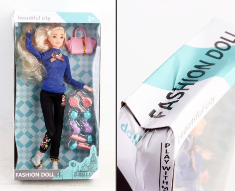 УЦЕНКА 30% Лялька 29см 1893B з аксес.3в.кор.32,5*5*16,5 