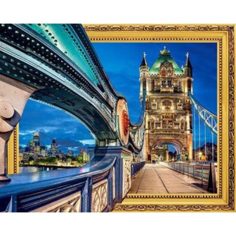 Алмазна мозаїка за номерами 0406ELT 40*50 об'ємна 