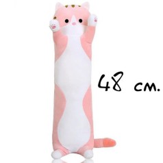 Плюшева іграшка кіт-обіймашка, рожевий