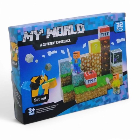 Конструктор магнітний Minecraft 32 деталі