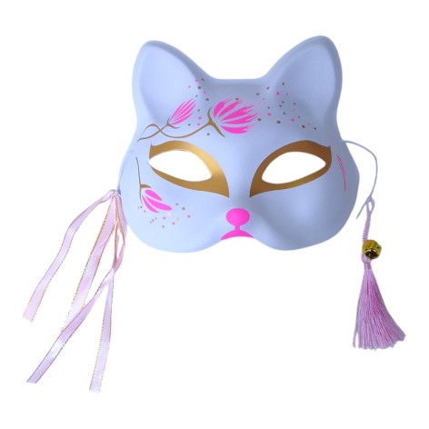 Маска Кіцуне Японська Лисиця рожева
