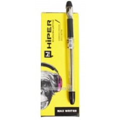 Ручка масляна Hiper Max Writer HO-335 2500м 0,7мм (чорна) 10 шт. в уп.