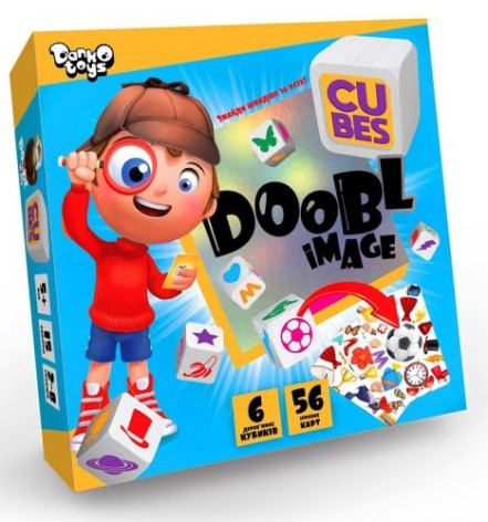 Настільна гра "Doobl Image Cubes", (укр)