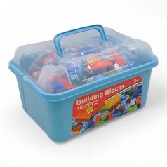 Конструктор 1000 деталей, в боксі