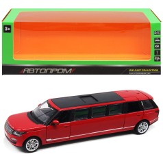 Машина металлическая Range rover красная