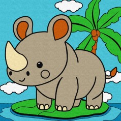 Картина по номерам для детей 