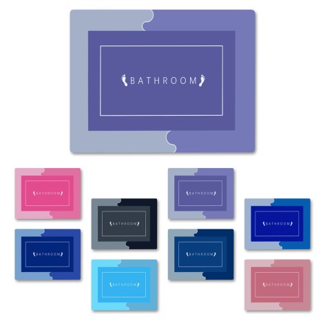 Килимок суперпоглинаючий у ванну 50*80см прямокут. R30937-80 