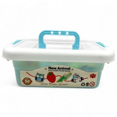 Дерев’яна шнурівка (фігурки з літерами, цифрами, тваринами, фруктами й овочами, декілька шнурків з дерев’яним краєм, в боксі)