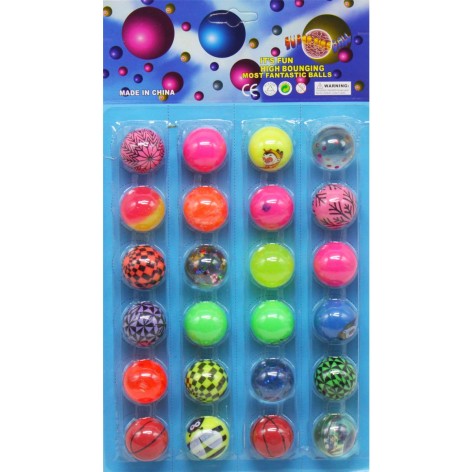 Мячики прыгунчики Микс Видов 32 мм