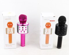 УЦЕНКА 40% Караоке мікрофон WS-858 ЧОРНИЙ //