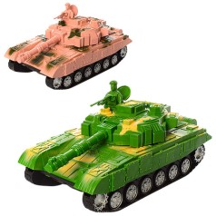 Танк 27см, рухомий корпус, 2 кольори, в п/е, 12-27-9см 