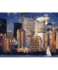 Картина по номерам живопись "Вечір у Нью-Йорку" 50*65см