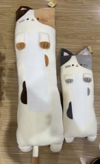 М'яка іграшка кіт батон 2 кольори 80см 