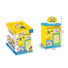 Сейф звуки, мелодія, підсвічування, іграшкові гроші, в кор. 