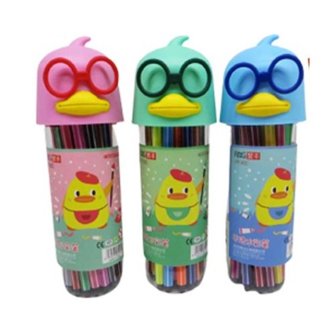 Фломастер 24 цв. в баночке 