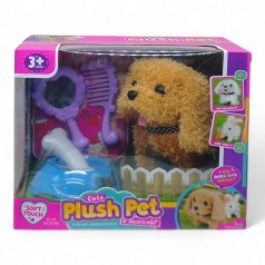 Игровой набор со зверьком "Plush Pet. Песик рыжый"