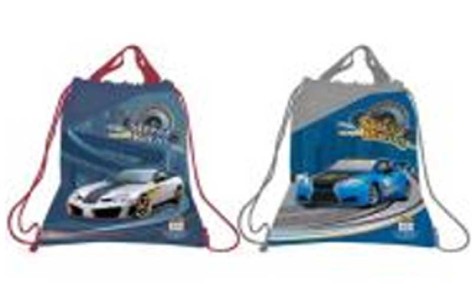 Тканинна сумка для взуття Kidis, серія Street racing (спортивні машини)