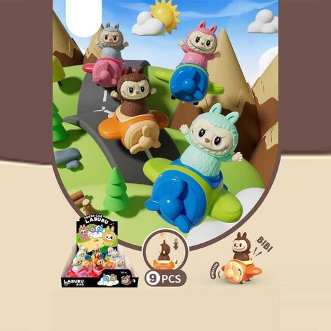 Іграшкова фігурка Літачок Labubu інерційна 12x11x10 см